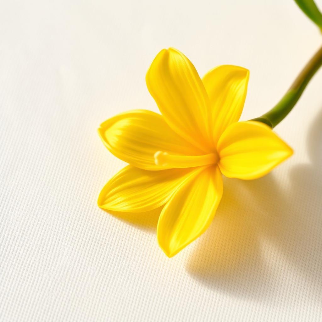 Fleur d'ylang-ylang dorée